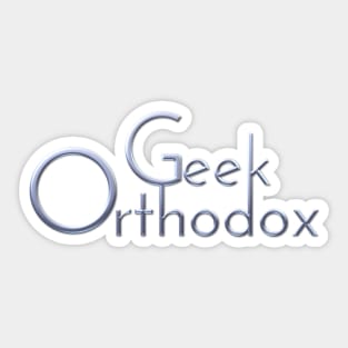 Geek Orthodox Sticker